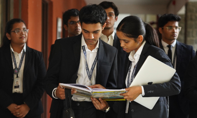 Students reading